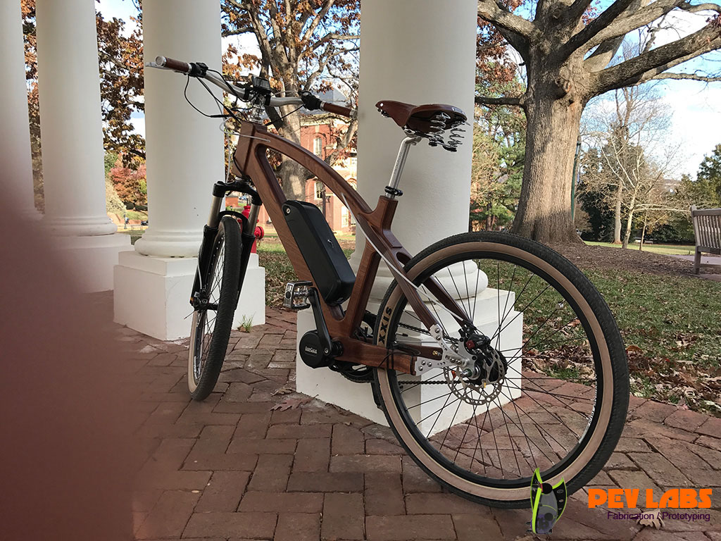 Prototyped Wooden E-Bike Test Ride Wooden E-Bike Prototype Test Ride