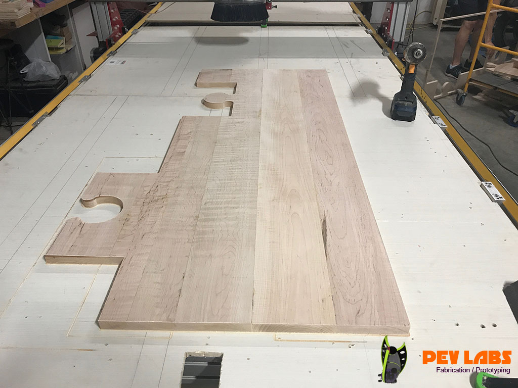 CNC Milling of Cabinety Hardwood