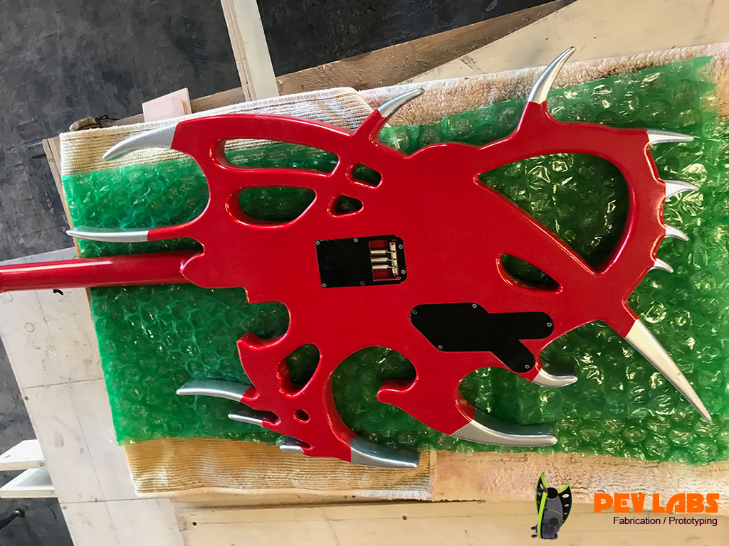 Black Plastic Electric Guitar Accessory Backplate Black Plastic Electric Guitar Accessory Backplate