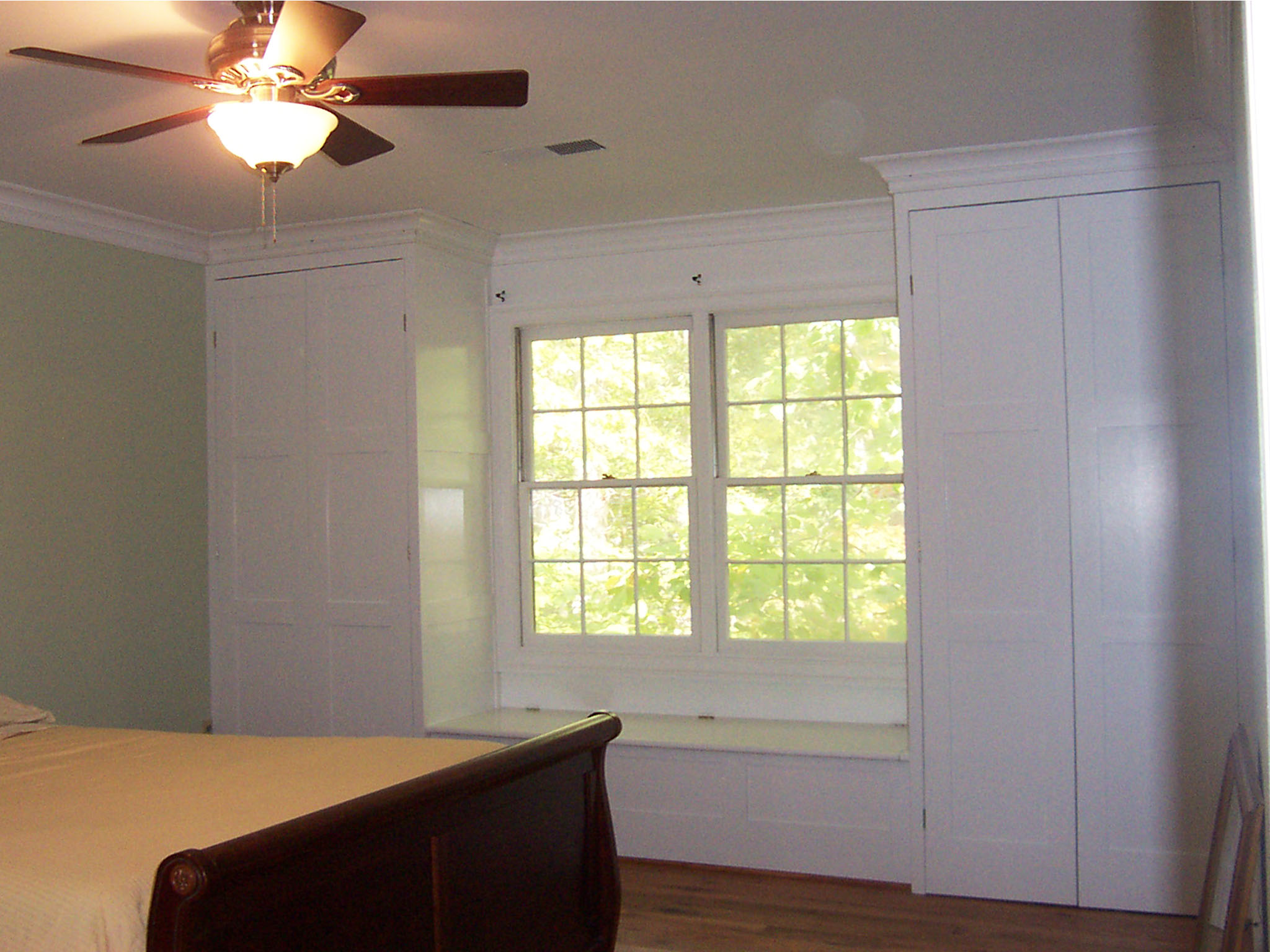 Bedroom Built-in Closet Cabinetry and Window Seat Bedroom Built-in Closet Cabinetry and Window Seat