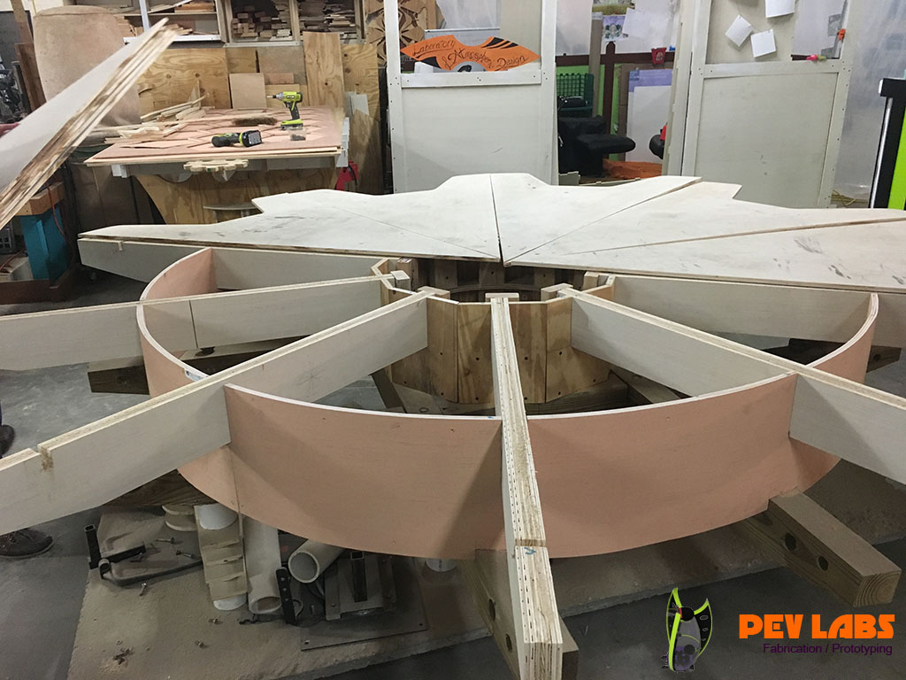 Fabrication of Gear Shaped Table Top Cogs Fabrication of Gear Shaped Table Top Cogs