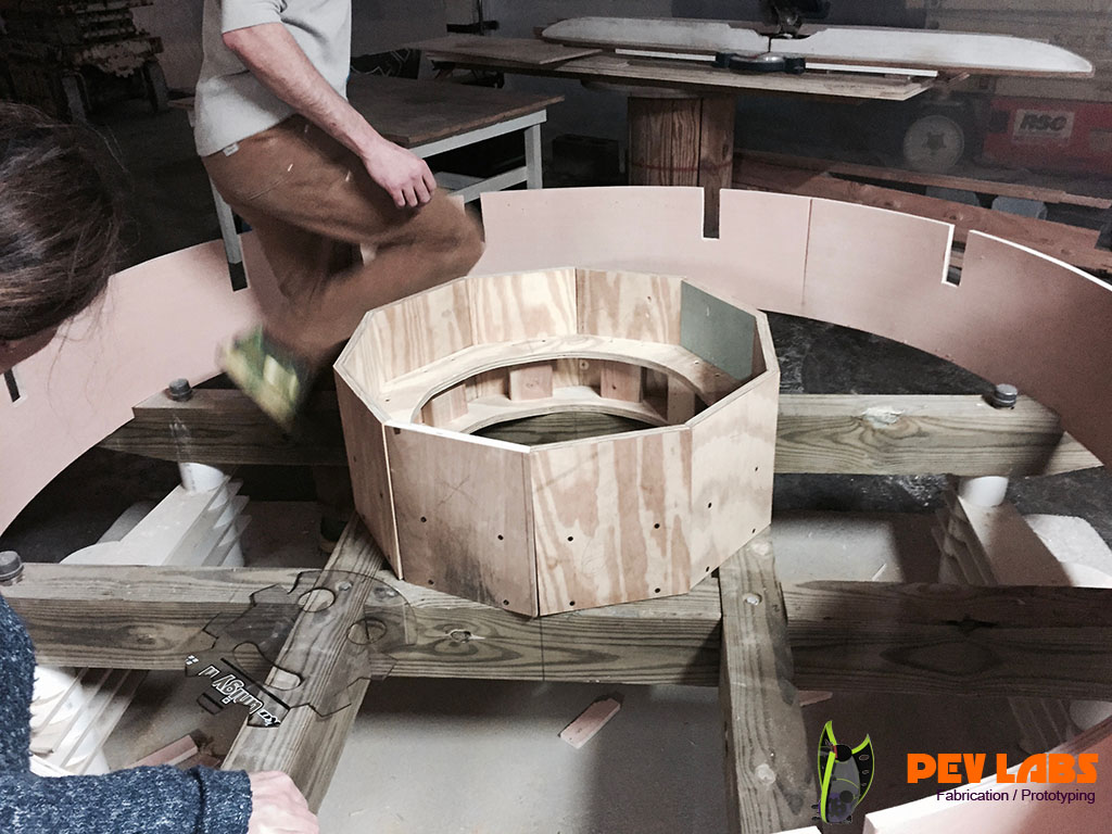 Fabrication of Octa-Sided Center Framing Fabrication of Octa-Sided Center Framing