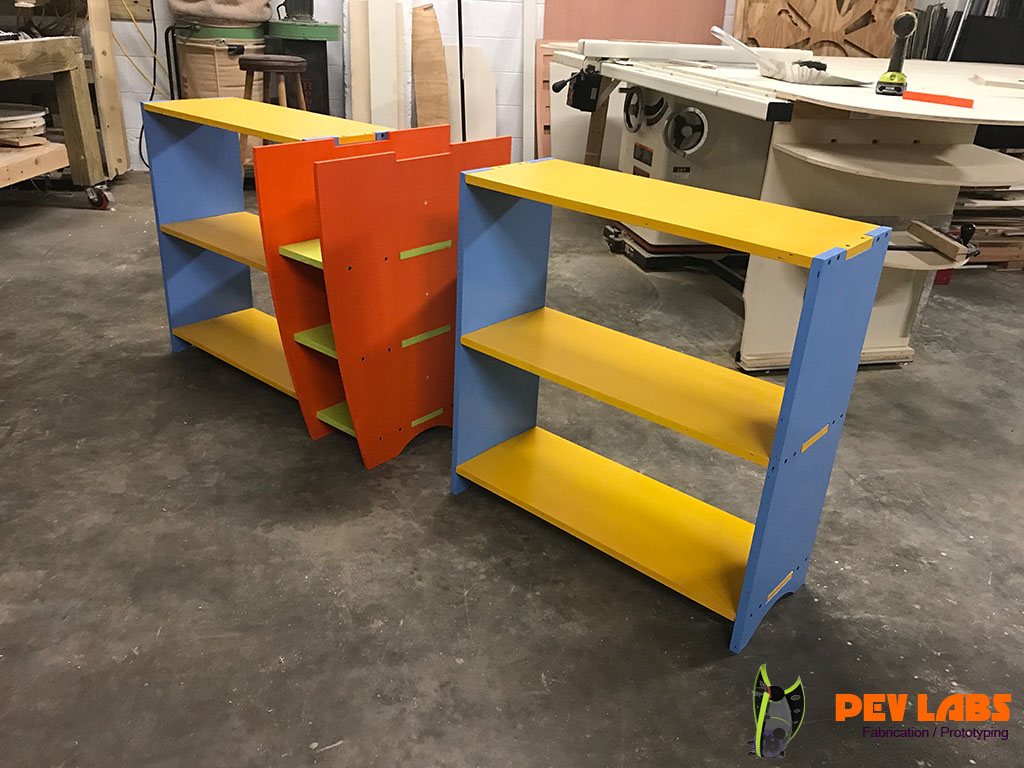 More about the Flat-Pack Shelving Units After Painting Flat-Pack Shelving Units After Painting