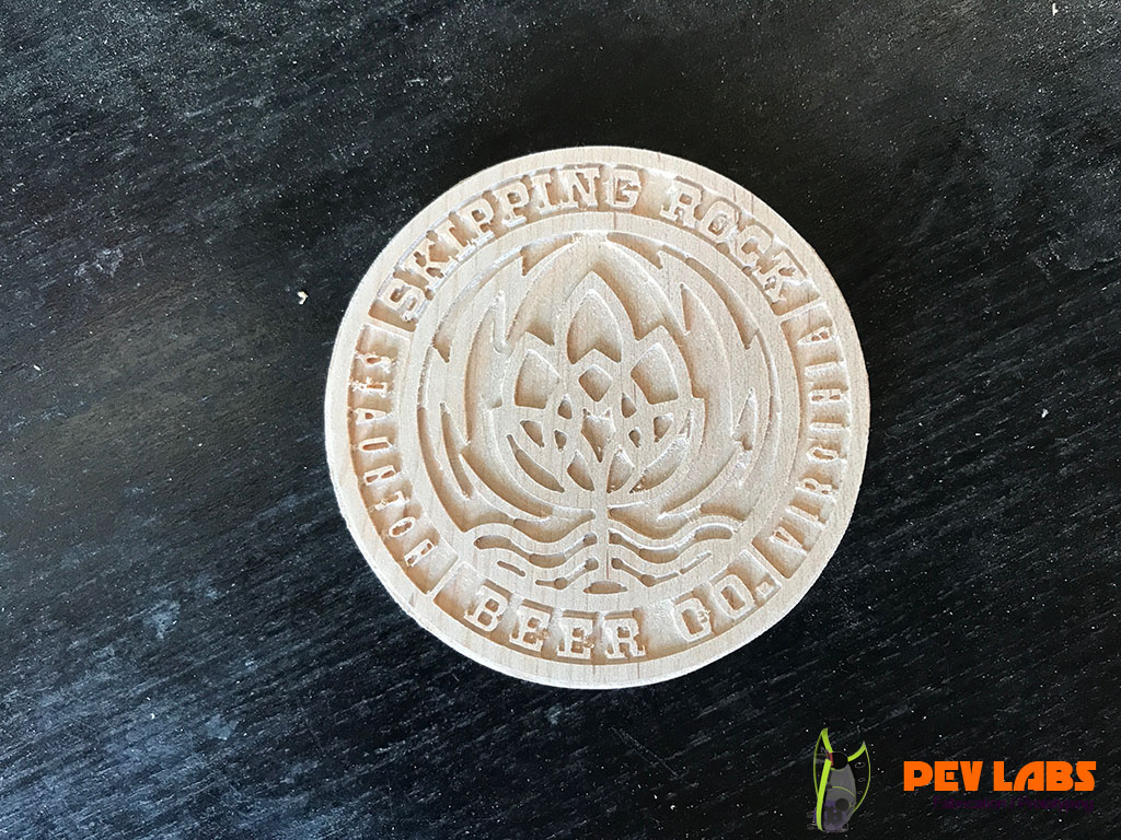 CNC Logo Milling Test Maple CNC Logo Milling Test Maple