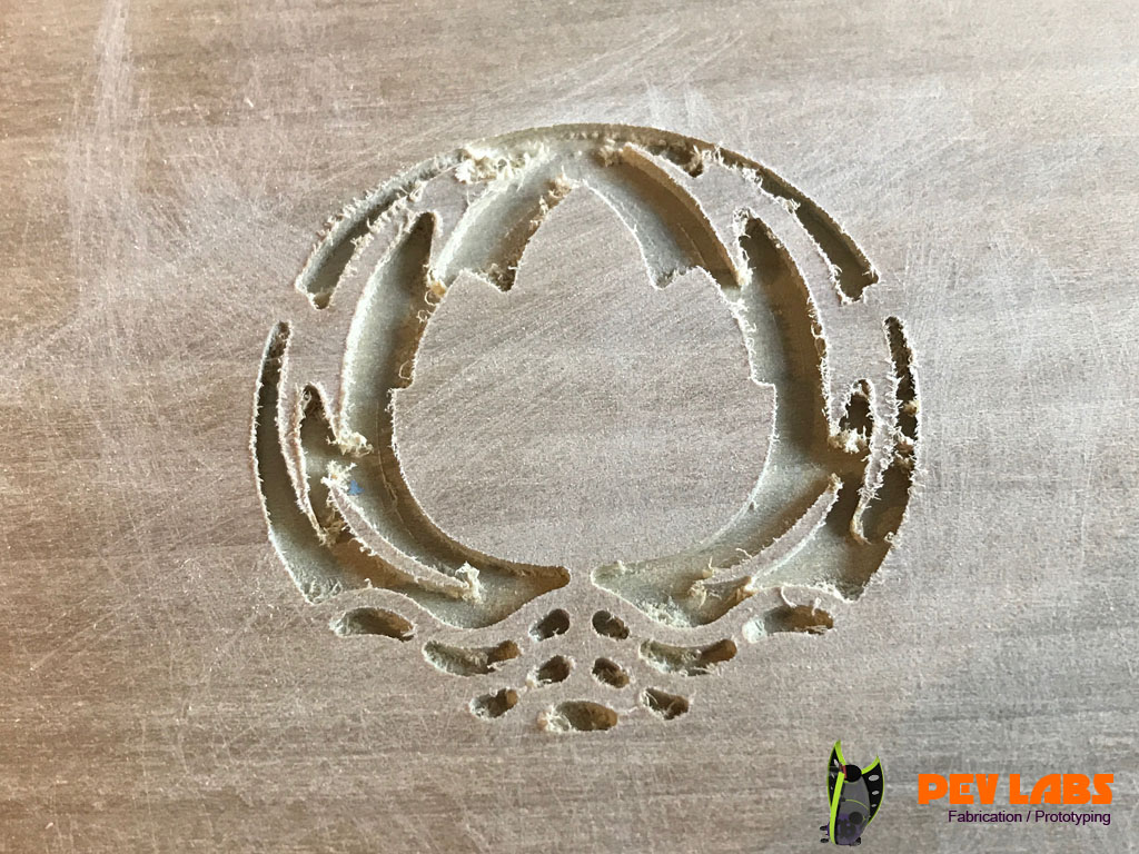 Logo CNC Pocket Cut Rough 1 Logo CNC Pocket Cut Rough 1