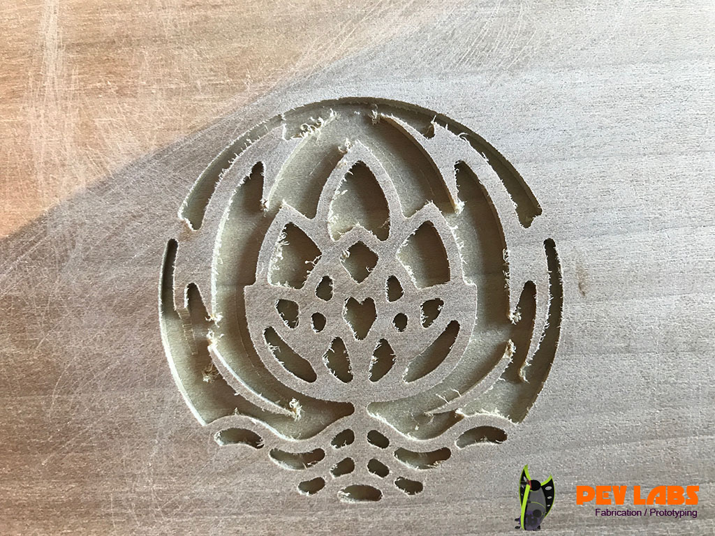 Logo CNC Pocket Cut Rough 2 Logo CNC Pocket Cut Rough 2