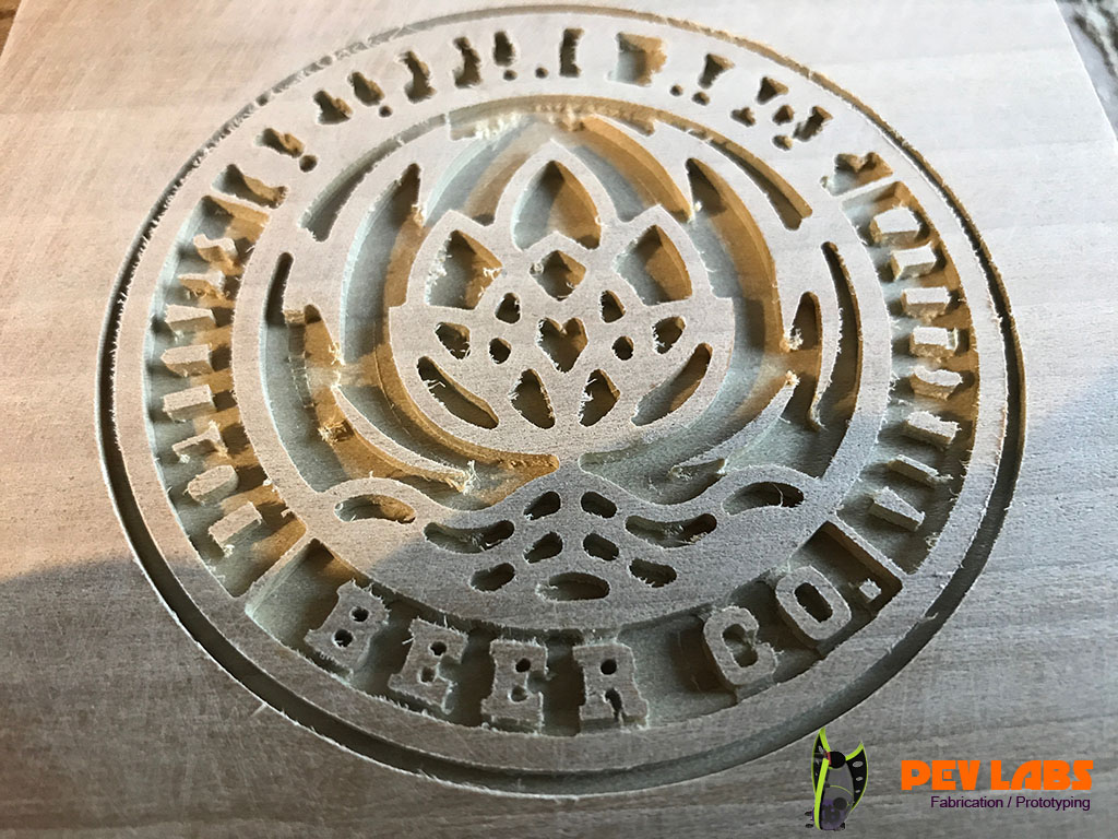 Logo CNC Pocket Cut Rough 4 Logo CNC Pocket Cut Rough 4