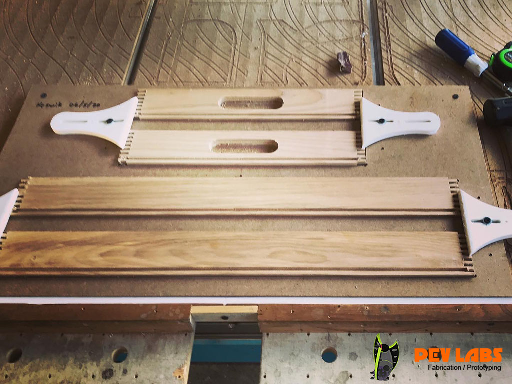 Serving Tray Sides Milled on CNC Serving Tray Sides Milled on CNC