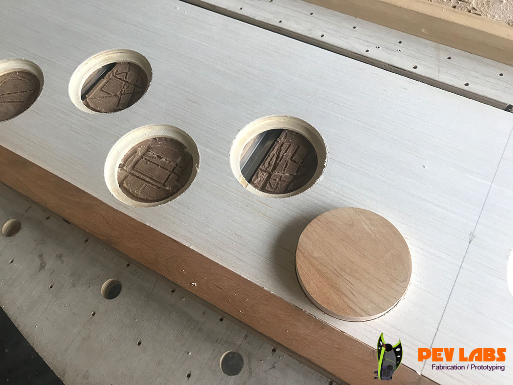 Drink Coaster Milling Jig Test Fit Drink Coaster Milling Jig