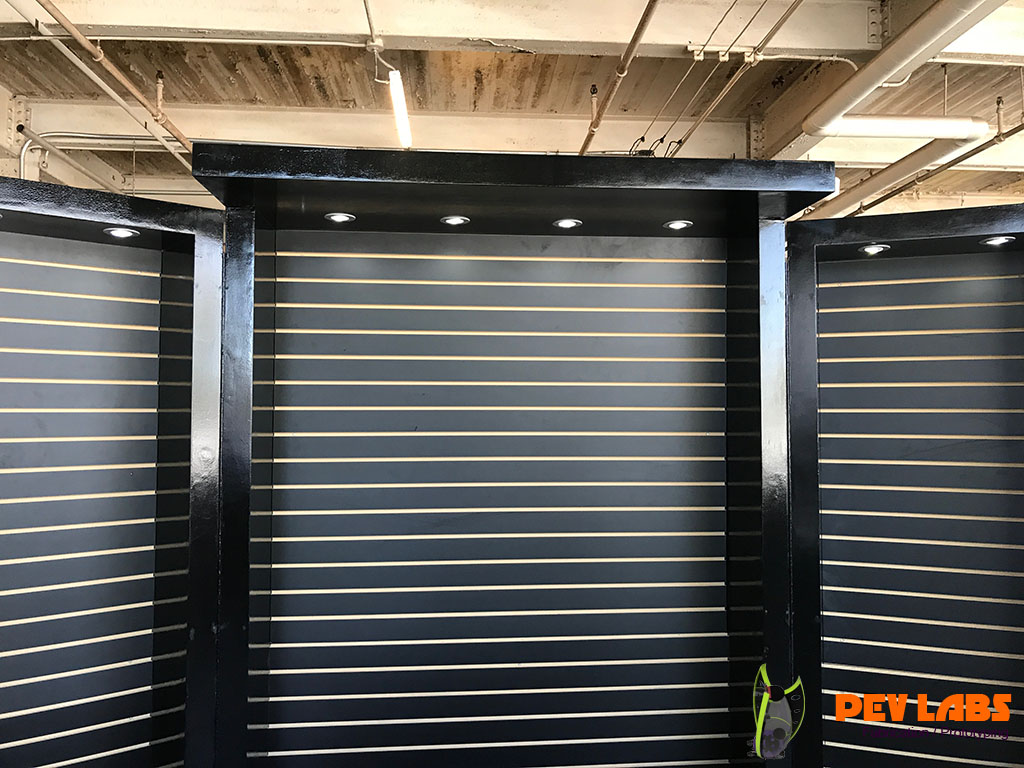 Center and Side Cabinets Slatwall Center and Side Cabinets Slatwall