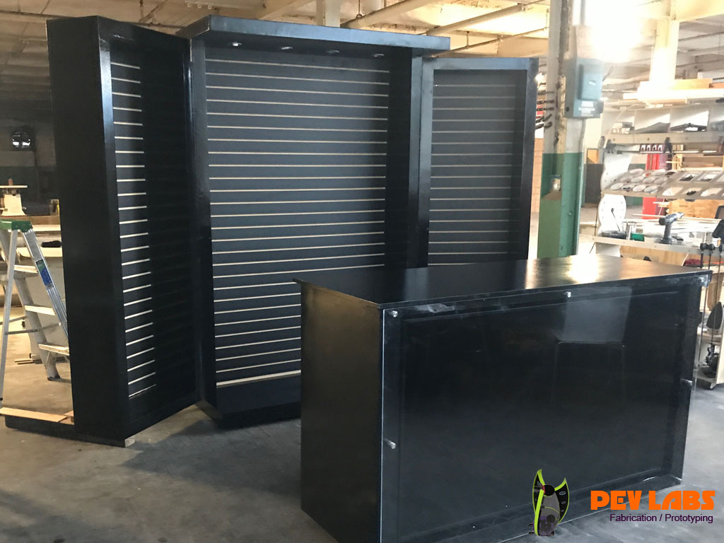 Point of Sale Custom Cabinet with TV Screen Point of Sale Custom Cabinet with TV Screen