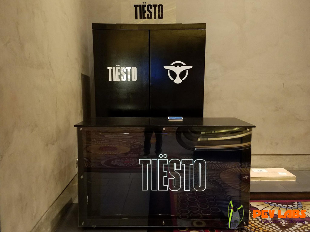 Tiesto Merch Cabinet Delivered in Vegas Tiesto Merch Cabinet Delivered in Vegas