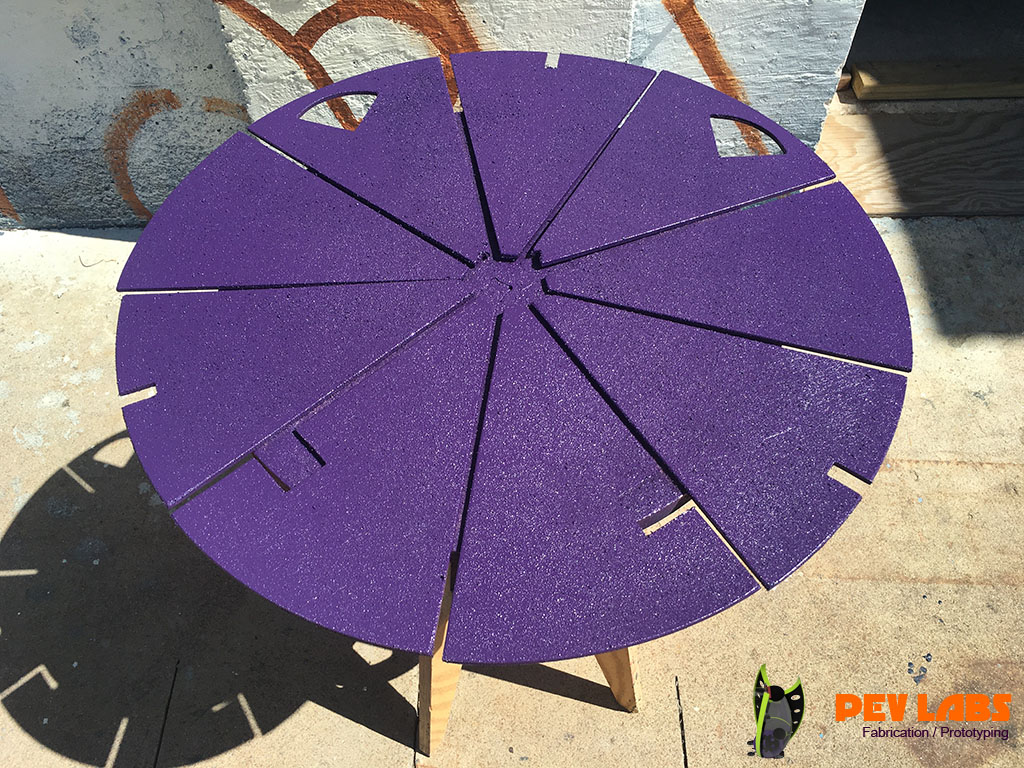 Sand Embedded in Purple Paint Sand Embedded in Purple Paint for Traction