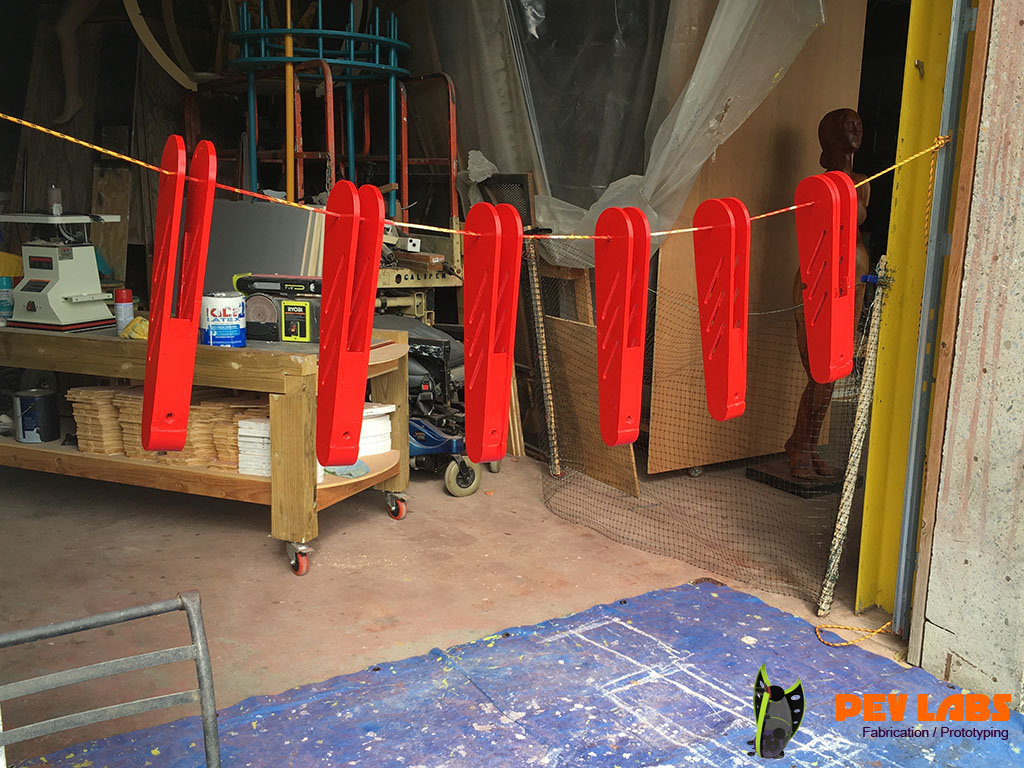 Shiny Red Painted Sphere Swing Arms Shiny Red Painted Sphere Swing Arms