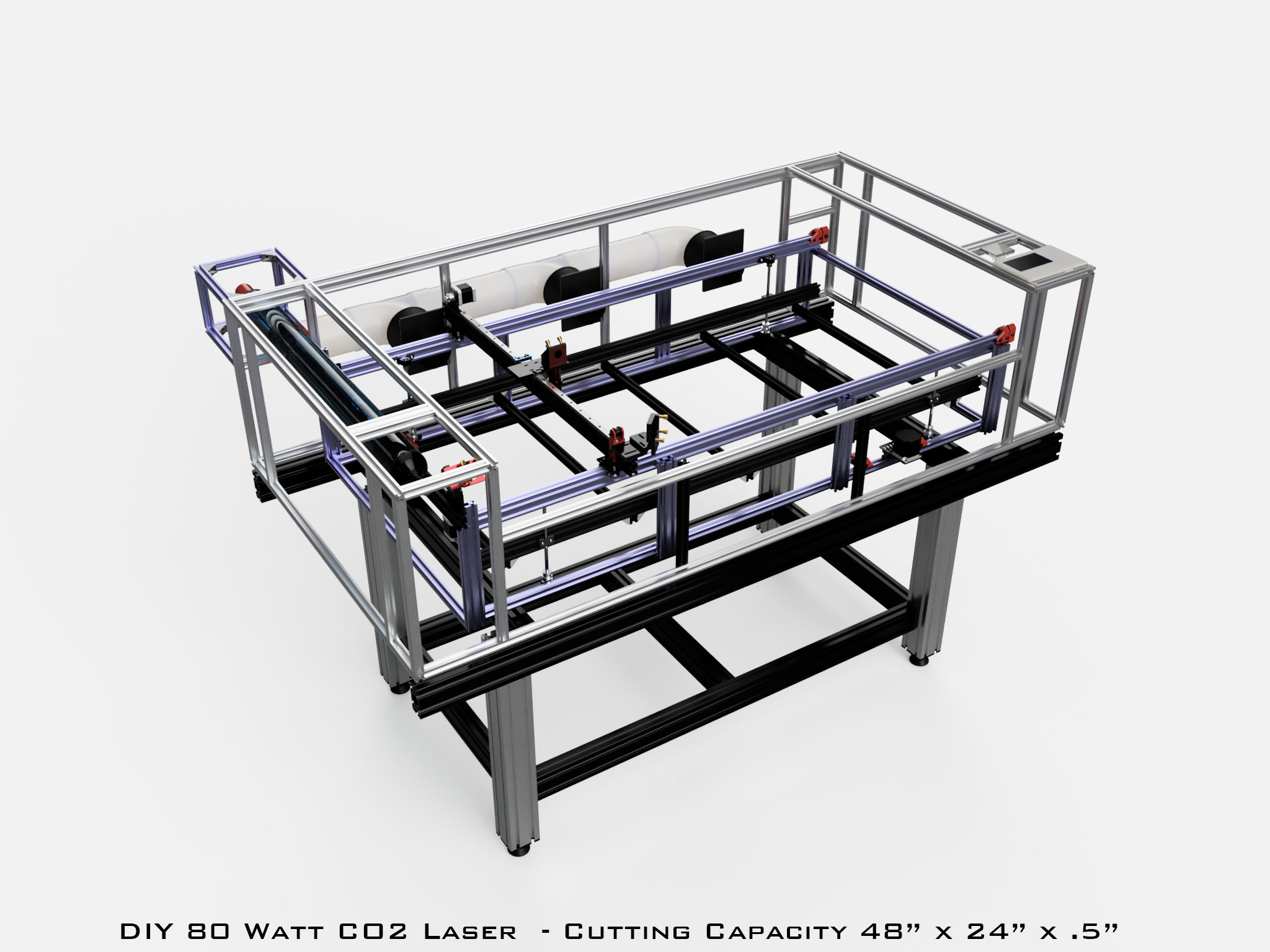 DIY CO2 Laser Design and Renders DIY CO2 Laser Design and Renders