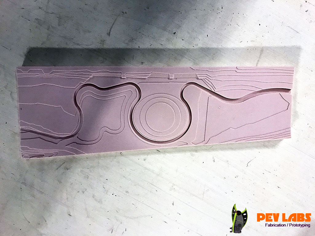 Milling Foam Topography Maps Milling Foam Topography Maps