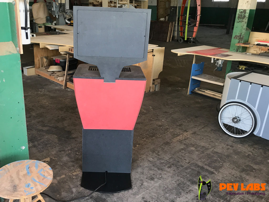 Custom Kiosk Back Side Custom Kiosk Back Side