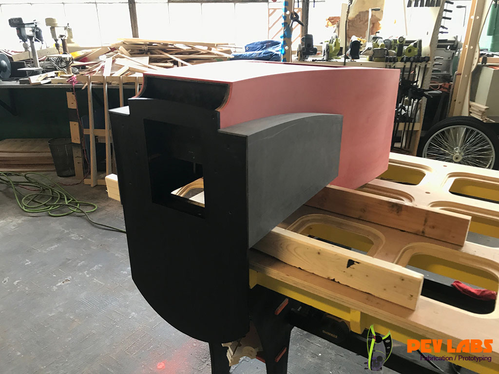 Custom Kiosk Base Plate Installed Custom Kiosk Base Plate Installed