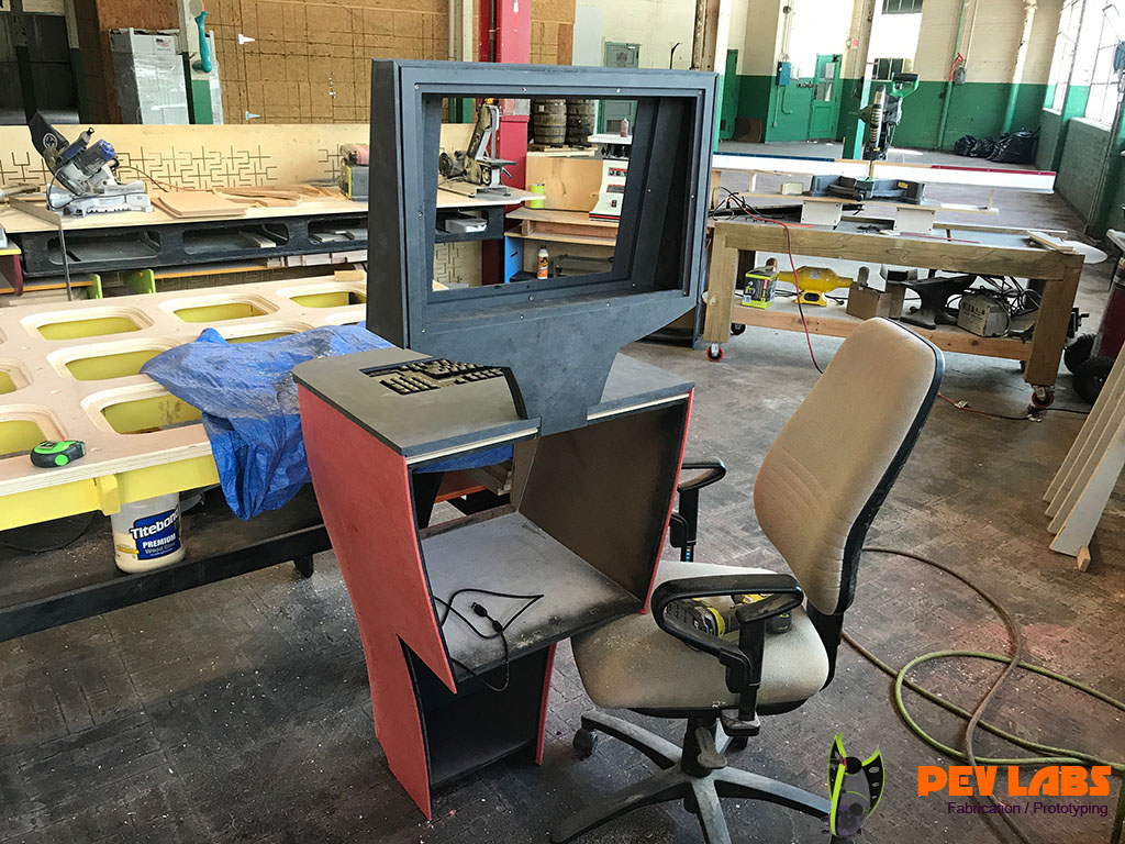 Kiosk Rear Side Assembly Kiosk Rear Side Assembly