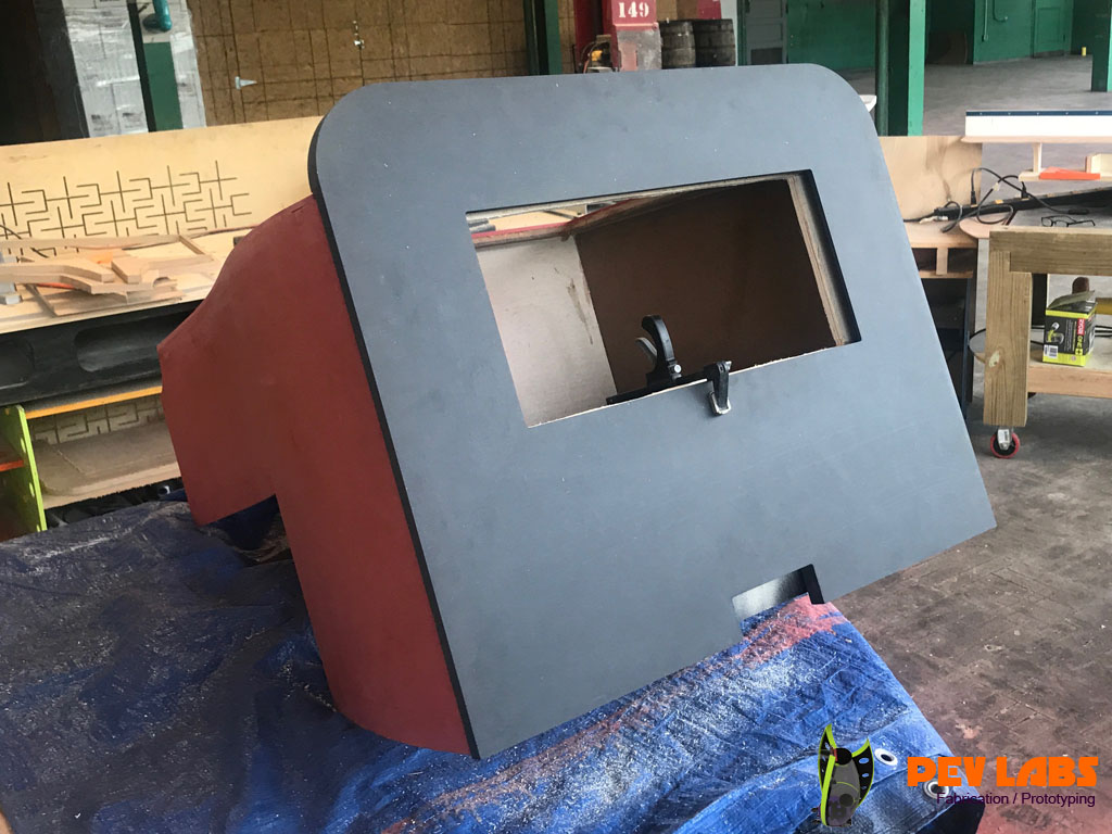 Test Fit Kiosk Keyboard Shelf Test Fit Kiosk Keyboard Shelf