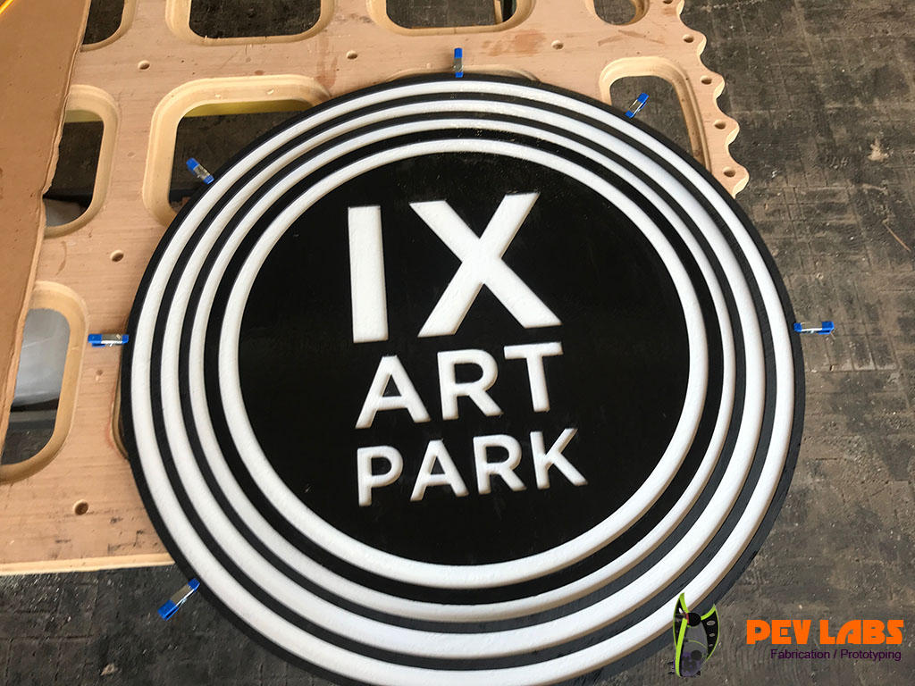 IX Art Park Sign Prototype IX Art Park Sign Prototype