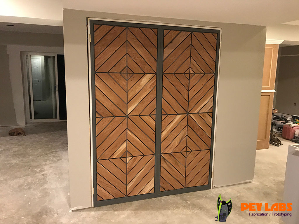 Custom Doors Chevron Pattern Custom Doors Chevron Pattern