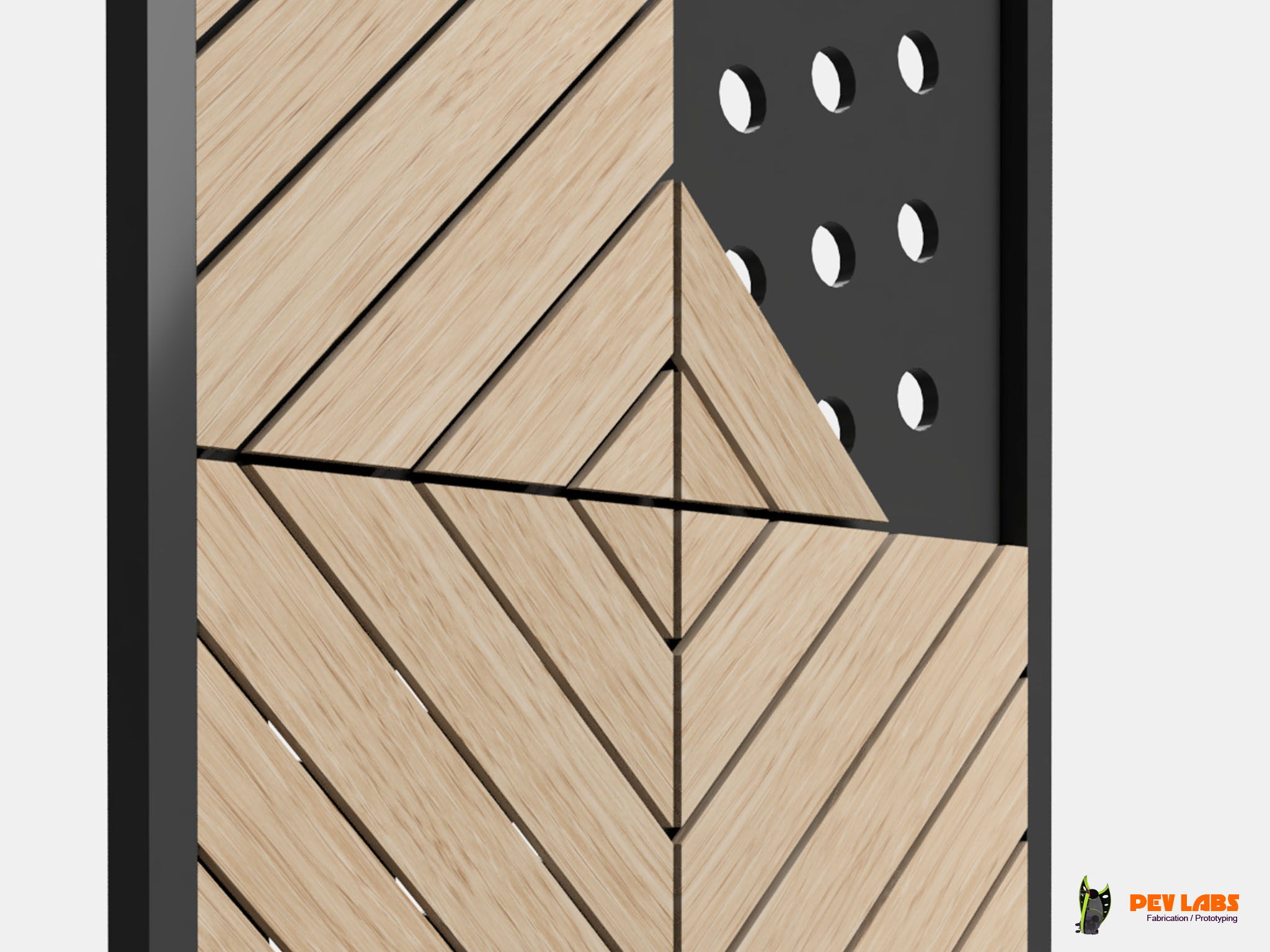 Rendering of Vented Door Design Rendering of Vented Door Design